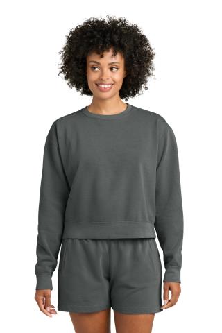 Ladies Mid Length Crewneck Sweatshirt