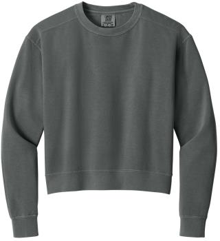 1566L - Ladies Mid Length Crewneck Sweatshirt