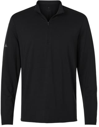 Textured Stripe Quarter Zip Pullover