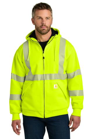 ANSI 107 Class 3 Lined Full-Zip Sweatshirt