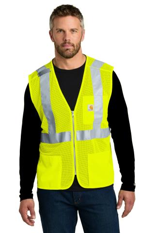 ANSI Class 2 Mesh Zip-Front Vest