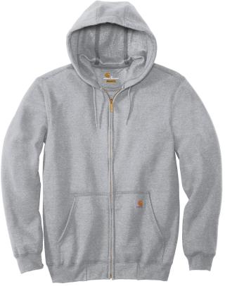 CTK122 - Midweight Hooded Zip-Front Sweatshirt