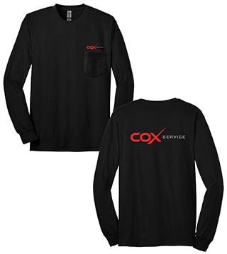 CX1-2410 - Ultra Cotton L/S Tee with Pocket