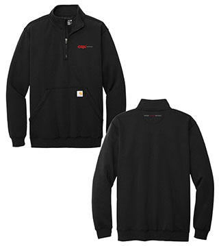 Midweight 1/4-Zip Mock Neck Sweatshirt