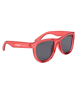 BLK25-8221 - Ravi Recycled Frame Sunglasses With Inverted Lenses