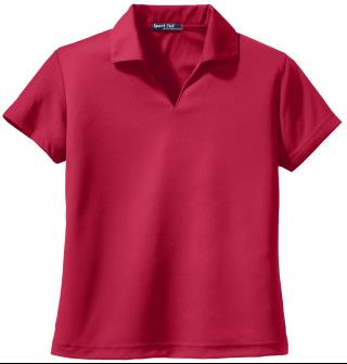 L469A - Ladies' Dri-Mesh V-Neck Sport Shirt