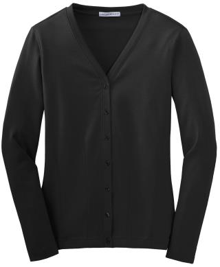 L515 - Ladies' Modern Stretch Cotton Cardigan