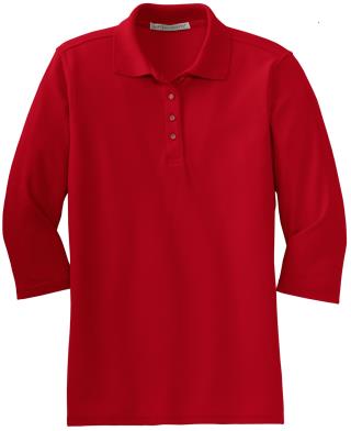 L562 - Ladies' Silk Touch 3/4-Sleeve Sport Shirt