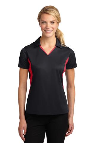 Ladies' Side Blocked Micropique Sport-Wick