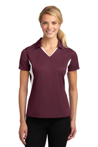 LST655 - Ladies' Side Blocked Micropique Sport-Wick