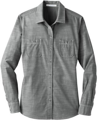 LW380 - Ladies' Slub Chambray Shirt