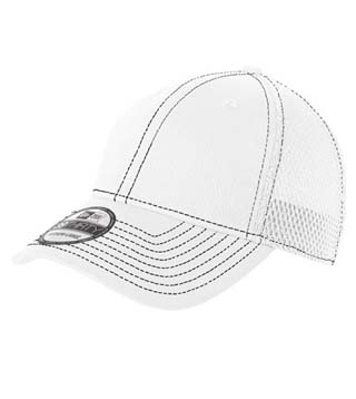 Stretch Mesh Contrast Stitch Cap