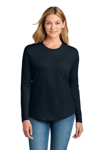 Ladies Cotton Relaxed Long Sleeve Tee