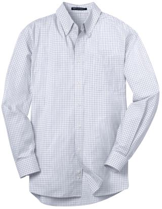 S639 - Plaid Pattern Easy Care Shirt