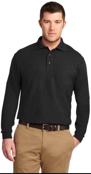 Tall Silk Touch Long Sleeve Polo