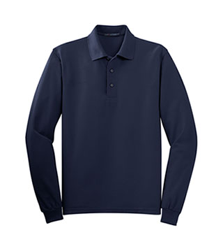 Tall Silk Touch Long Sleeve Polo