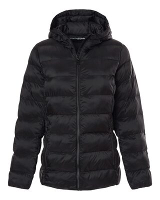 Ladies' Lightweight Poly-filled Hooded Puffer Jacket