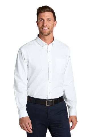 Long Sleeve Nailhead Easy Care Shirt